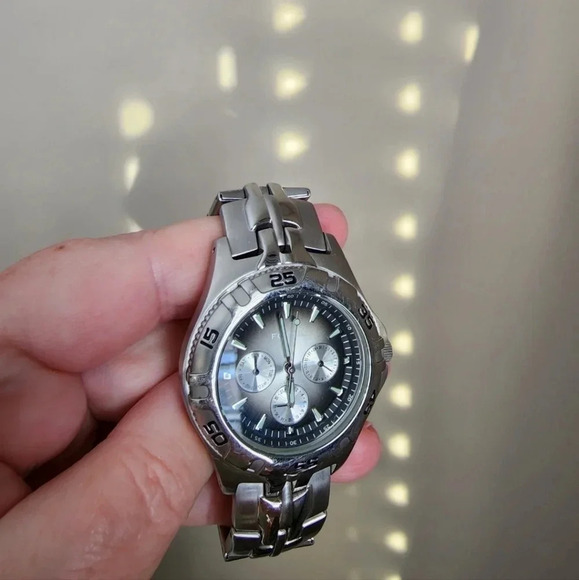 Fossil Blue  Watches Stainless Steel wrist size 6.5 - Picture 8 of 8